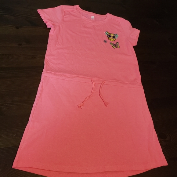 Hema girls pink dress with draw strings sz 8-10 - Picture 2 of 5